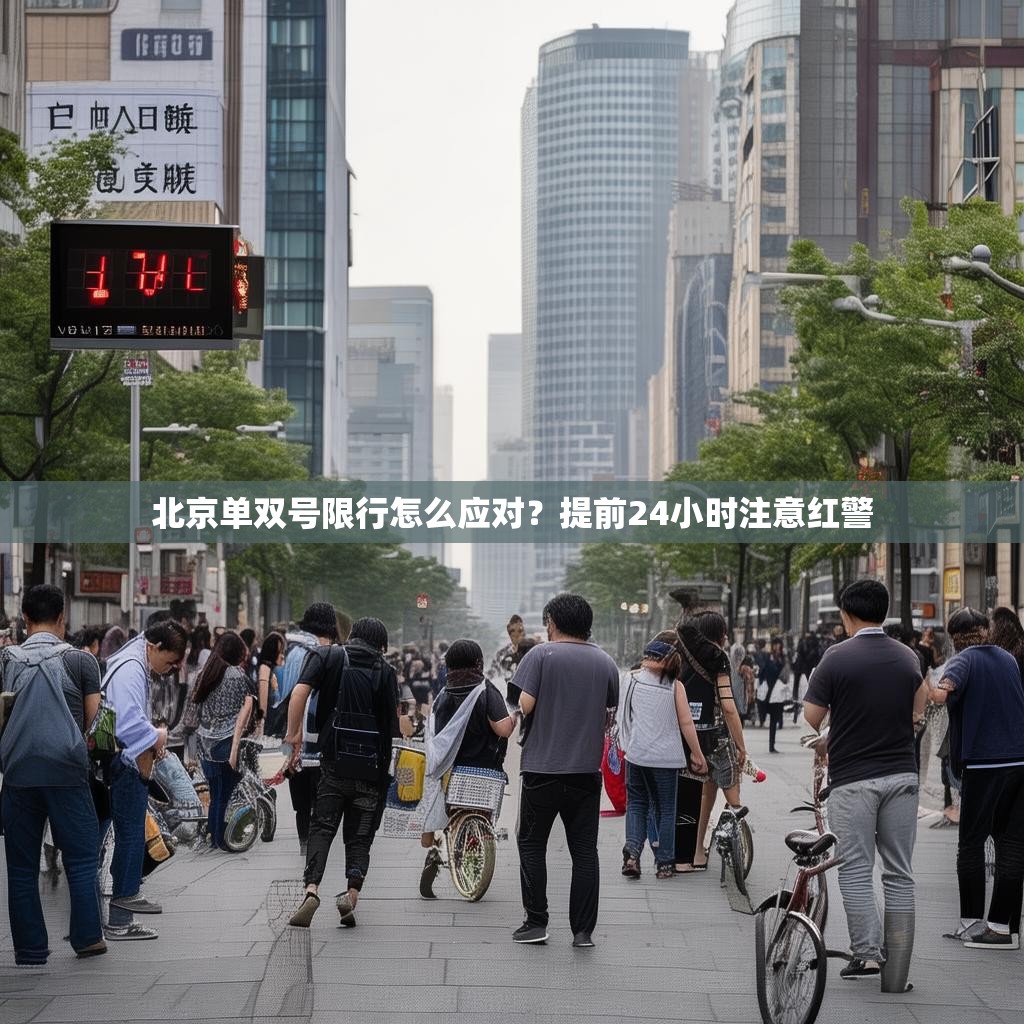北京单双号限行怎么应对?提前24小时注意红警 北京单双号限行怎么应对?提前24小时注意红警
