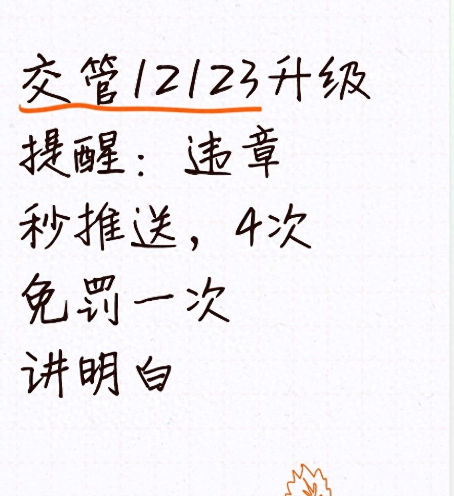 交管12123 4次违章免罚政策解读_违章证据_交管12123违法提醒提速